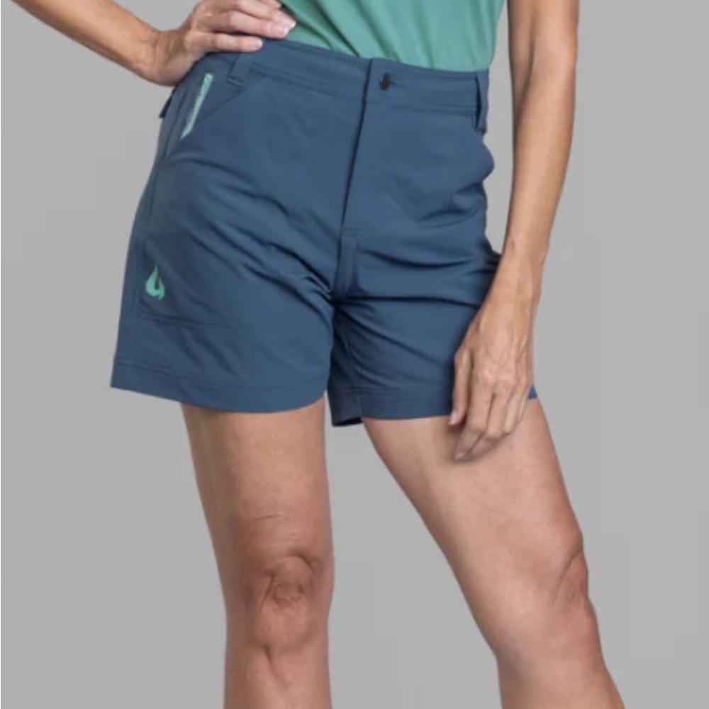 Women's Blue Outdoor Shorts